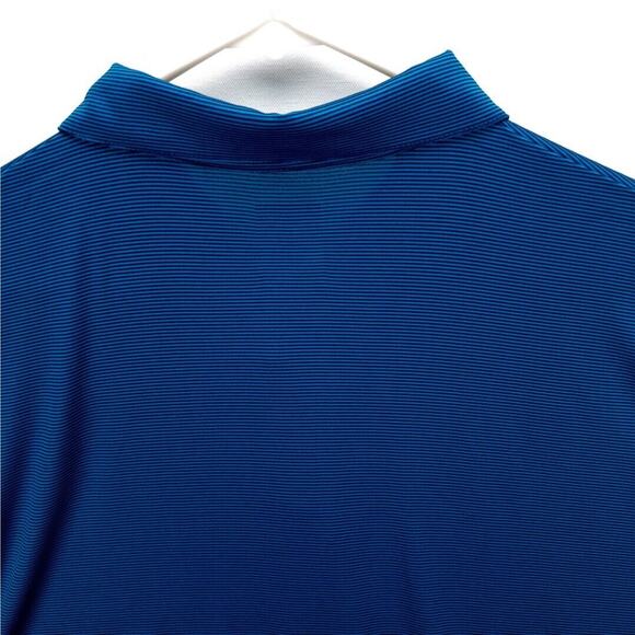 Callaway Golf Polo Opti-Dri Mens XXL Shirt Blue Black Striped 3-Button New Tags - Picture 11 of 12